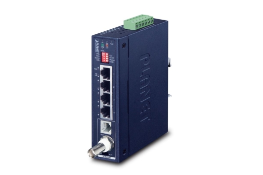 PLANET 1-Port BNC/RJ11 to 4-Port Gigabit Ethernet Extender