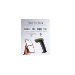 inateck Barcodescanner BCST-24 Black Kit Wireless 1D CCD