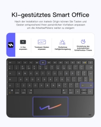 inateck Keyboard iPad 13 QWERTZ black [KB903-13P_black]
