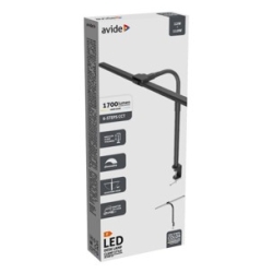 Avide LED Tischleuchte 22W mit IR-Fernbedienung, schwarz