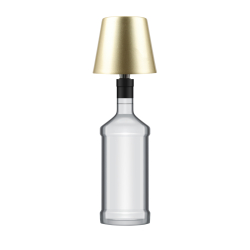 AddLiving LED Flaschenleuchte Gold