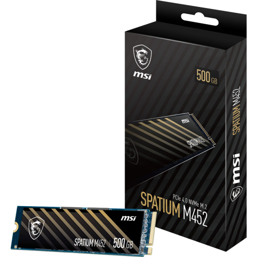 SSD 500GB MSI Spatium M452 (M.2 2280) PCIe Gen4 x4 NVMe