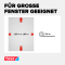 tesa Fliegengitter Standard insect stop 1,5x1,8m anthrazit