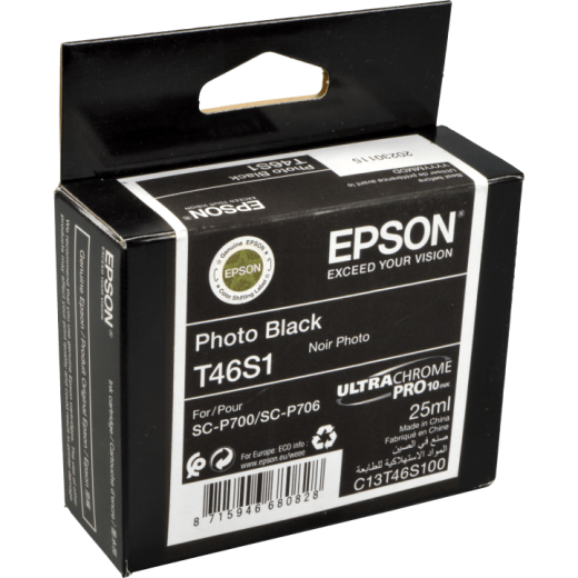 Epson Tinte C13T46S100 foto schwarz T46S1
