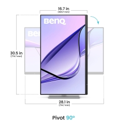 BenQ 80,0cm MA320UG 16:9 HDMI/USB-C silv. lift/piv UHD