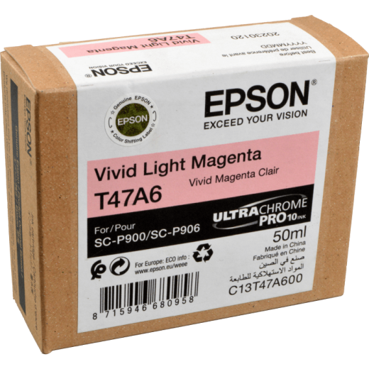 Epson Tinte C13T47A600 vivid light magenta T47A6