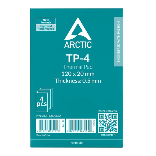 ARCTIC Thermal Pad TP-4 120*20mm (0,5mm) 4erPack