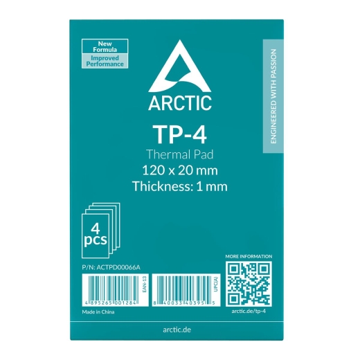 ARCTIC Thermal Pad TP-4 120*20mm (1,0mm) 4erPack