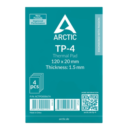 ARCTIC Thermal Pad TP-4 120*20mm (1,5mm) 4erPack