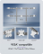 Monitorständer IcyBox für 6x 32 Monitore Diamond Stand 666