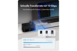 Dockingstation IcyBox für M.2 NVMe 2,5/3,5 HDD/SSD