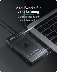 Docking- & Klonstation IcyBox für M.2 &...