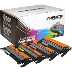 4 Ampertec Toner ersetzt HP W2070A-73A 117A Multipack KCMY