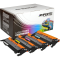 4 Ampertec Toner ersetzt HP W2070A-73A 117A Multipack KCMY