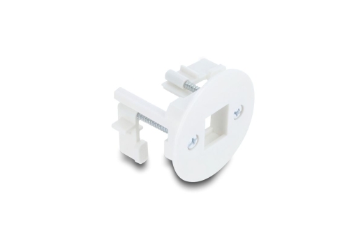 DELOCK Keystone Modulträger zur Wand-/Tischmontage weiß