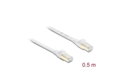 DELOCK RJ45 Flachband Patchkabel Cat.8.1 U/FTP 40Gbps, 0,5m