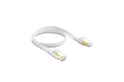 DELOCK RJ45 Flachband Patchkabel Cat.8.1 U/FTP 40Gbps, 0,5m