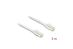 DELOCK RJ45 Flachband Patchkabel Cat.8.1 U/FTP 40Gbps, 3m