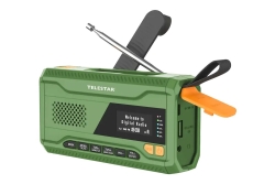 TELESTAR TOP NR 5 Grün Kompaktes Notfallradio, BT, Audio-Str