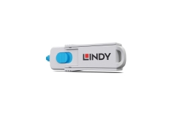 LINDY HDMI Port Schloss blau 4 Stück + 1 Schlüssel