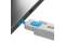 LINDY HDMI Port Schloss blau 4 Stück + 1 Schlüssel