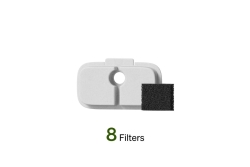 PETLIBRO DOCKSTREAM REPLACEMENT FILTER (8 PACKS) - WHITE