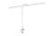 DIGITUS LED Schreibtisch-Leuchte 80cm, 2400lm, 16W, weiß