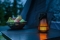Brennenstuhl Akku LED Outdoor Lampe FL 100 A Flammeffekt