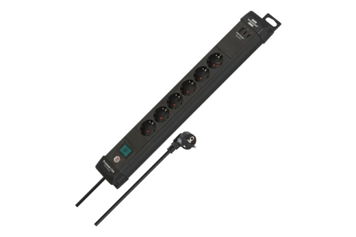 Brennenstuhl Premium-Line 6fach schwarz *DE*
