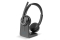 LINDY L118 Kabelloses Büro-Headset mit Ladestation, Plug/Pla