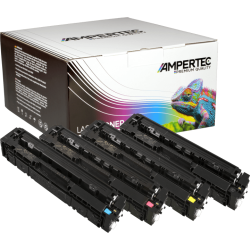 4 Ampertec Toner ersetzt HP W2210A-13A 207A Multipack KCMY