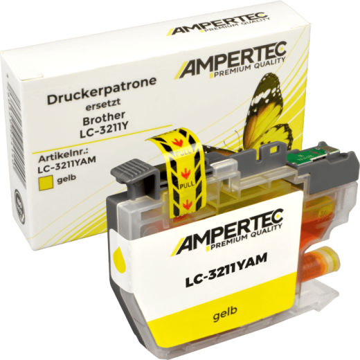 Ampertec Tinte kompatibel mit Brother LC-3211Y yellow