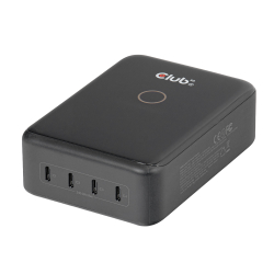 Club3D Ladegerät 4xUSB Typ C PD3.1 240W, GaN retail