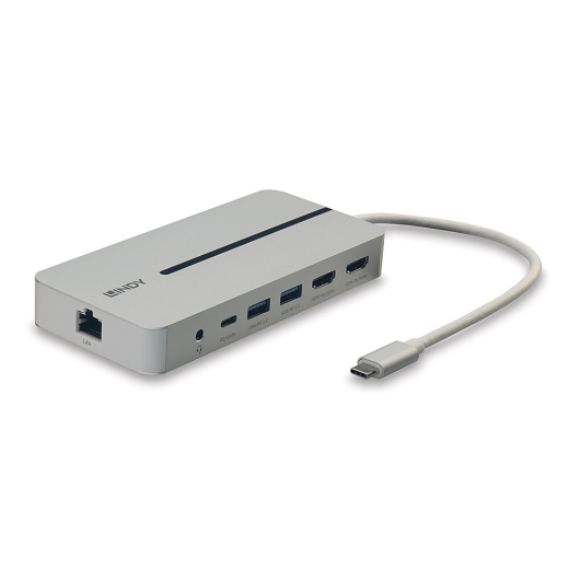 LINDY USB-C Dockingstation DST-Mx Duo Laptop/MacBook schwarz