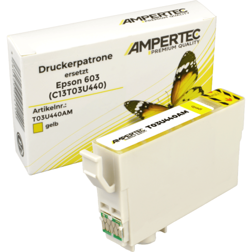 Ampertec Tinte ersetzt Epson C13T03U440 603 yellow