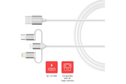 Verbatim Sync & Charge 3-in-1 USB A to...