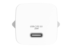 Verbatim Mini GaN Charger 20W EU with 1m USB-C to USB-C cab.