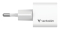 Verbatim Mini GaN Charger 20W EU with 1m USB-C to USB-C cab.