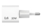 Verbatim Mini GaN Charger 20W EU with 1m USB-C to USB-C cab.