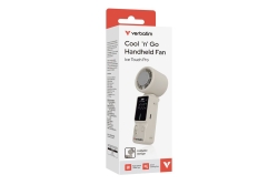 Verbatim Cool n Go Ice Touch Pro Handheld Fan White/Silver