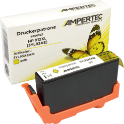 Ampertec Tinte ersetzt HP 3YL83AE 912XL yellow