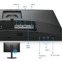 BenQ 68,6cm SW272QN 16:9 DP/USB-C/2xHDMI bk.lift/piv QHD