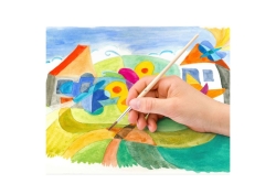 STAEDTLER Noris Farbkasten 12 Farben + Deckweiß & Pinsel