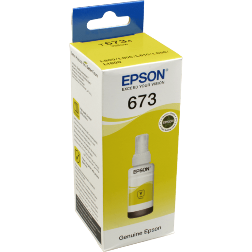Epson Nachfülltinte C13T67344A yellow 673 T6734