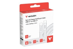 Verbatim Sync & Charge USB-C to USB-C 100W 120cm white