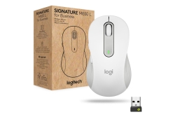 Logitech Wireless Mouse M650 L for business white