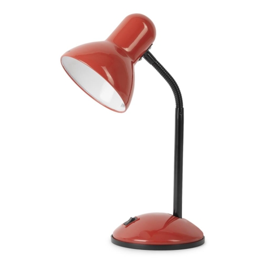 Avide Basic Tischleuchte Simple Rot flexibler Schwanenhals