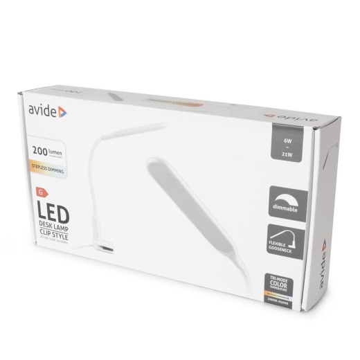 Avide LED-Schreibtischlampe mit Halterung und Ständer
