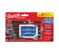 Sharpie Kreativmarker Rundspitze fein Acryl Erd Farben...