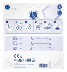 FIMO Gießform Schale sechseck